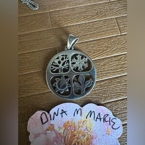 James Avery Retired four seasons pendant! 925